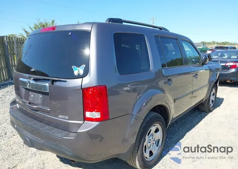 2014 Honda Pilot Lx z USA, uszkodzony, nr VIN 5FNYF4H23EB014191